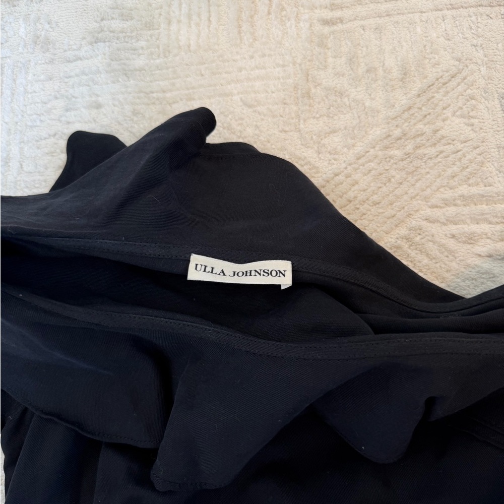 Ulla Johnson Jumpsuit Size 8 Black Demi One Shoulder - Picture 5 of 8